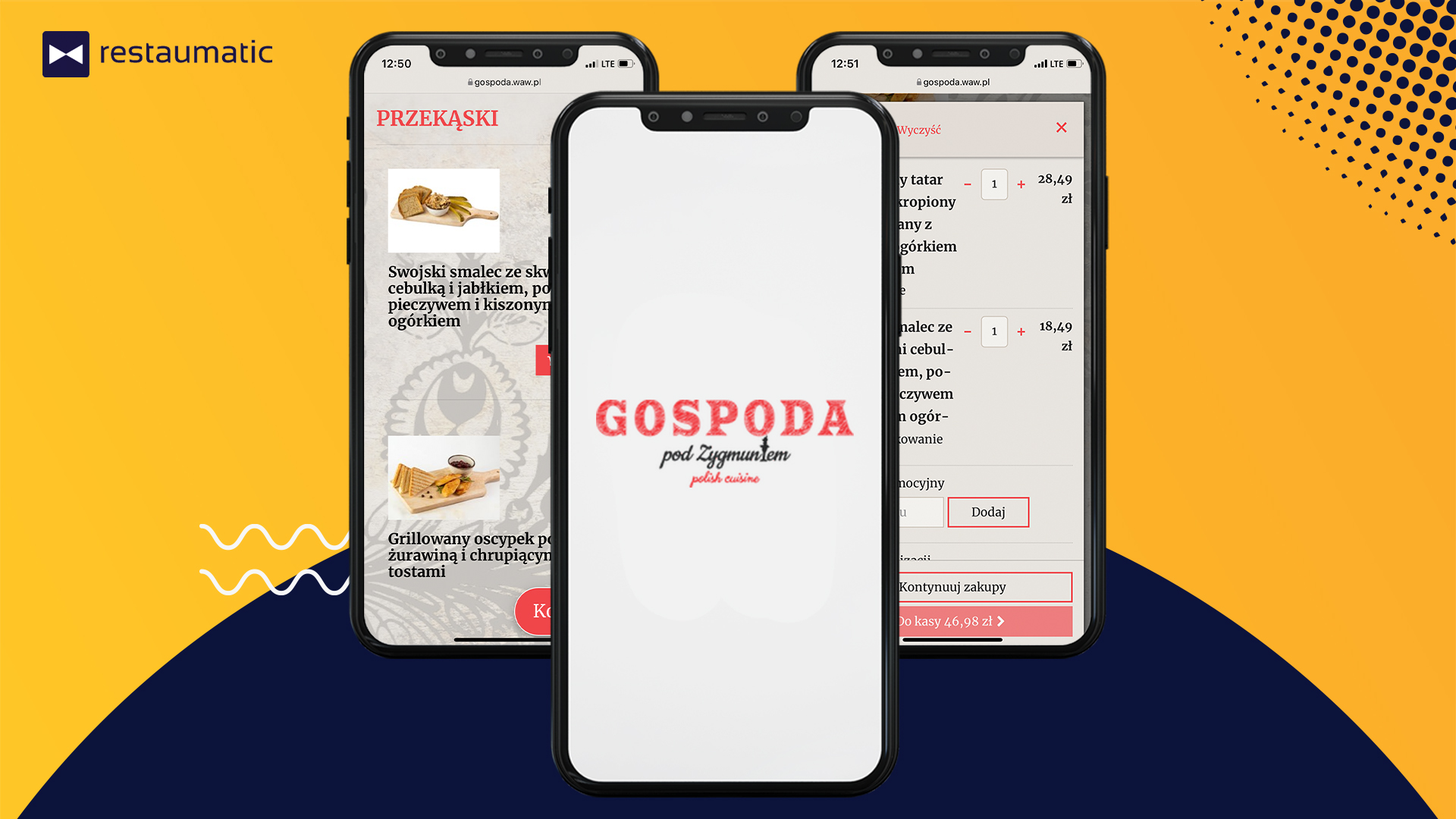 Aplikacja mobilna dla restauracji