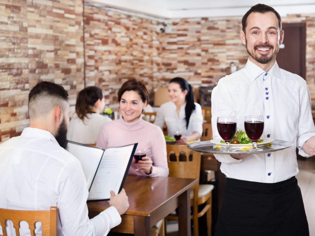 Kundenbetreuung im Restaurant