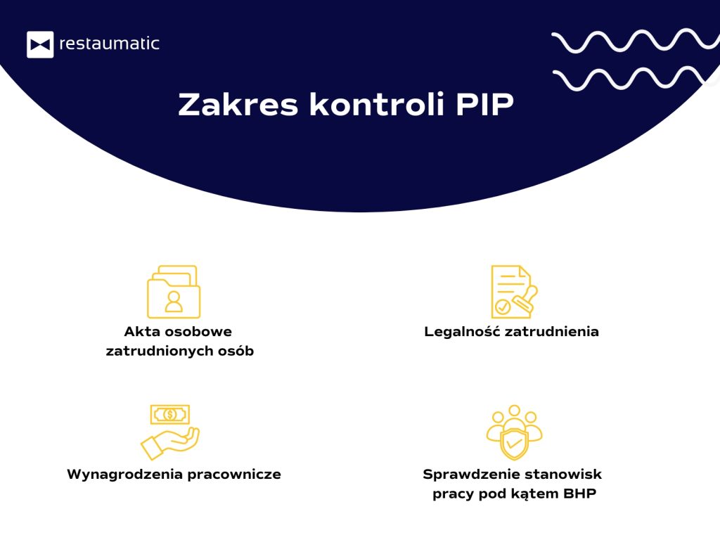 Zakres kontroli Państwowej Inspekcji Pracy - infografika.