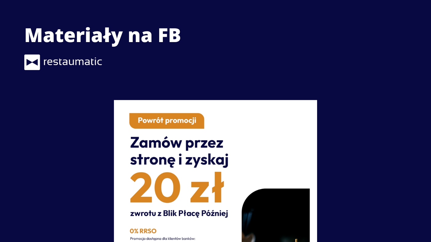 Materiały na FB | Promocja BLIK Płacę Później