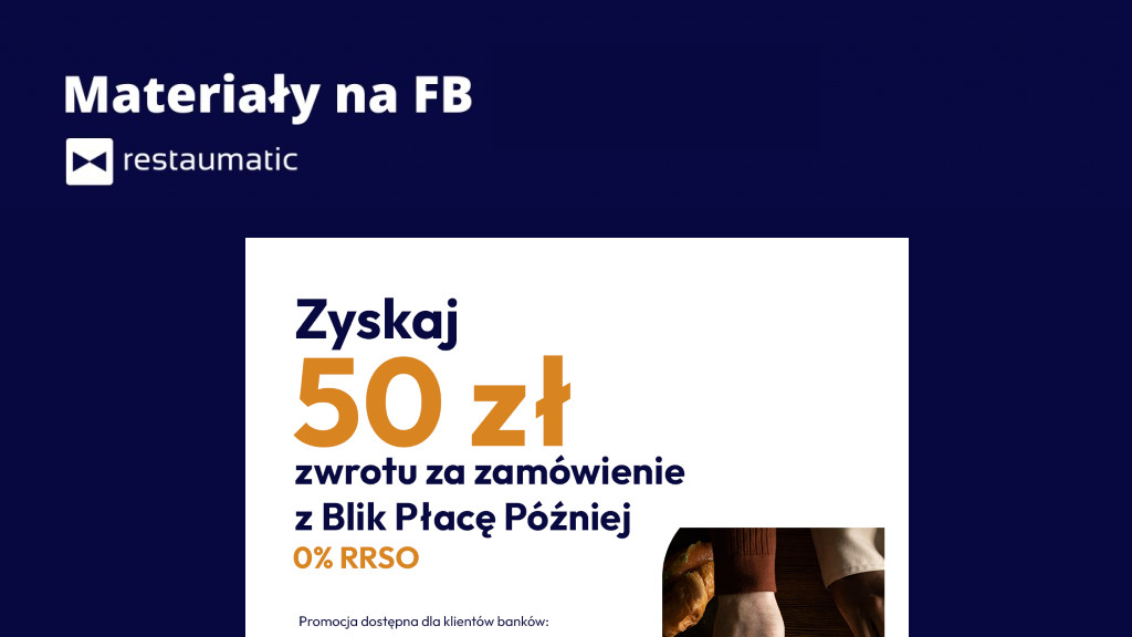 Materiały na FB | Promocja BLIK Płacę Później