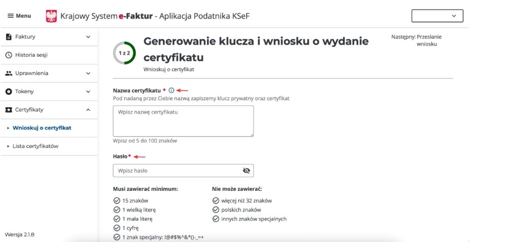 generowanie-klucza-wniosek-o-certyfikat